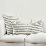 VC Linna Natural/Black Multiple Sizes Throw Pillow (Set of 2) by Classic Home at Eve Furniture
