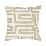 VC Mateo Metallic Gold/Ivory 22X22 Throw Pillow (Set of 2) by Classic Home at Eve Furniture