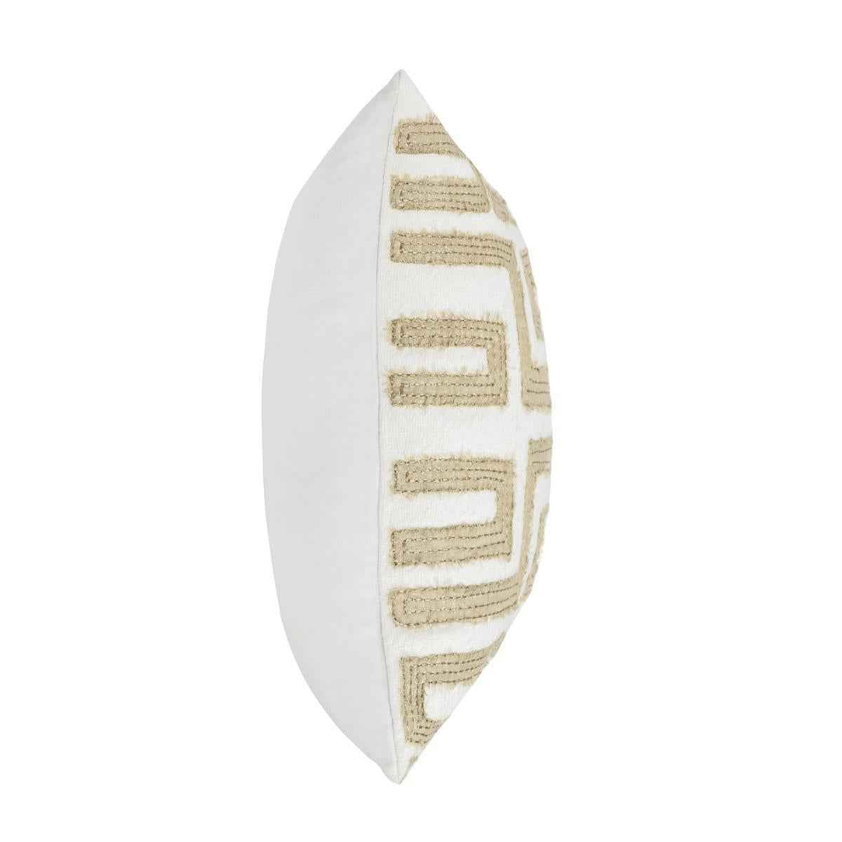 VC Mateo Metallic Gold/Ivory 22X22 Throw Pillow (Set of 2) by Classic Home at Eve Furniture