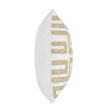 VC Mateo Metallic Gold/Ivory 22X22 Throw Pillow (Set of 2) by Classic Home at Eve Furniture