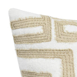 VC Mateo Metallic Gold/Ivory 22X22 Throw Pillow (Set of 2) by Classic Home at Eve Furniture