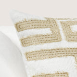 VC Mateo Metallic Gold/Ivory 22X22 Throw Pillow (Set of 2) by Classic Home at Eve Furniture