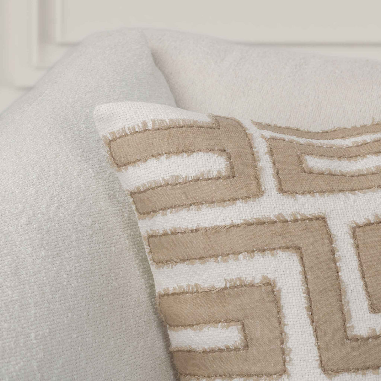 VC Mateo Natural/Ivory 22X22 Throw Pillow (Set of 2) by Classic Home at Eve Furniture
