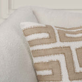 VC Mateo Natural/Ivory 22X22 Throw Pillow (Set of 2) by Classic Home at Eve Furniture