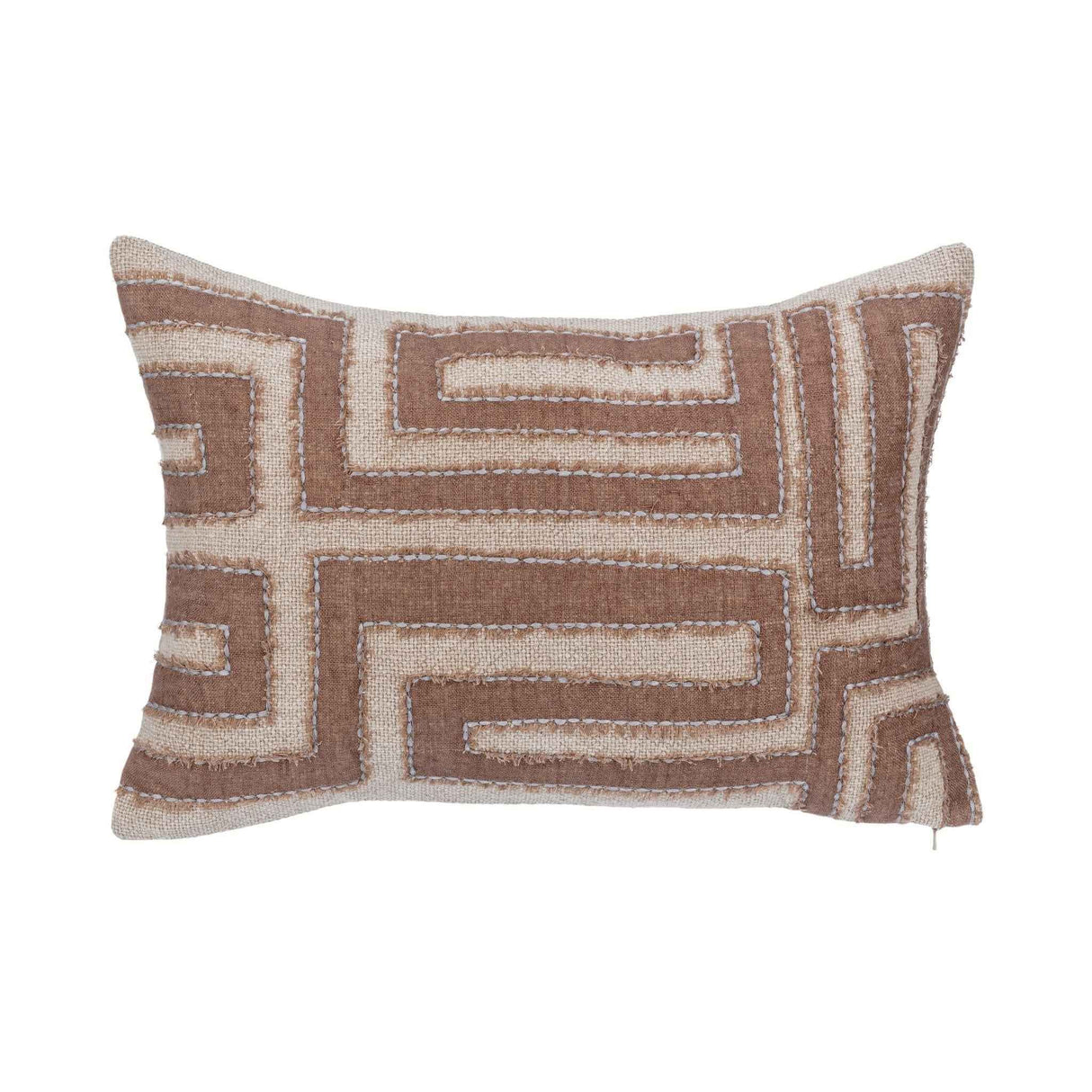 VC Mateo Sepia Brown/Natural 14x20 Throw Pillow (Set of 2) by Classic Home at Eve Furniture