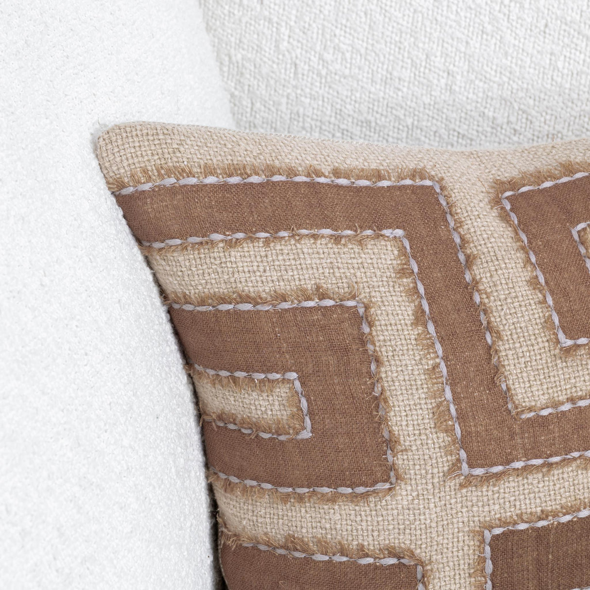 VC Mateo Sepia Brown/Natural 14x20 Throw Pillow (Set of 2) by Classic Home at Eve Furniture