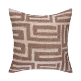 VC Mateo Sepia Brown/Natural 22x22 Throw Pillow (Set of 2) by Classic Home at Eve Furniture