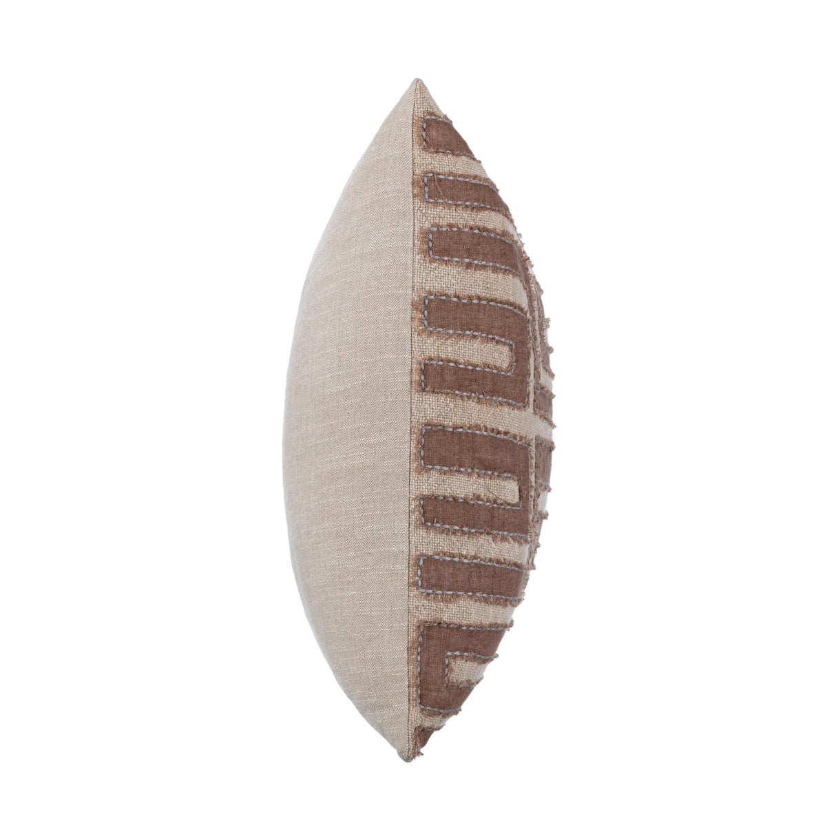 VC Mateo Sepia Brown/Natural 22x22 Throw Pillow (Set of 2) by Classic Home at Eve Furniture