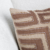 VC Mateo Sepia Brown/Natural 22x22 Throw Pillow (Set of 2) by Classic Home at Eve Furniture