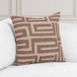VC Mateo Sepia Brown/Natural 22x22 Throw Pillow (Set of 2) by Classic Home at Eve Furniture
