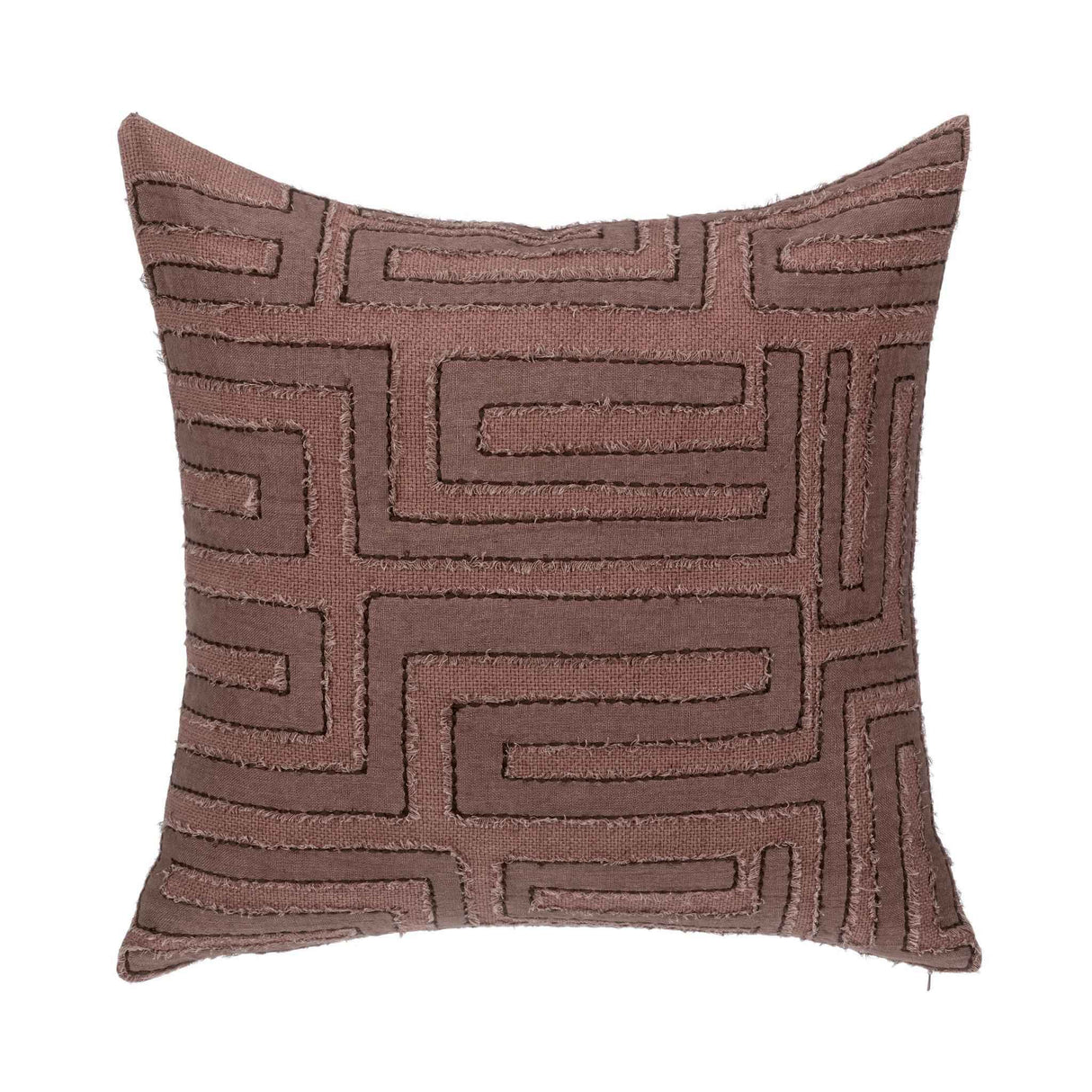 VC Mateo Sierra Brown 22x22 Throw Pillow (Set of 2) by Classic Home at Eve Furniture