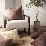 VC Mateo Sierra Brown 22x22 Throw Pillow (Set of 2) by Classic Home at Eve Furniture
