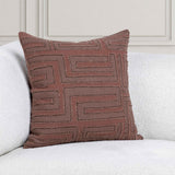 VC Mateo Sierra Brown 22x22 Throw Pillow (Set of 2) by Classic Home at Eve Furniture