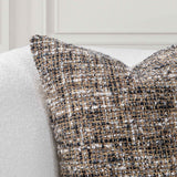 VC Porter Black/Ivory 22x22 Throw Pillow (Set of 2) by Classic Home at Eve Furniture