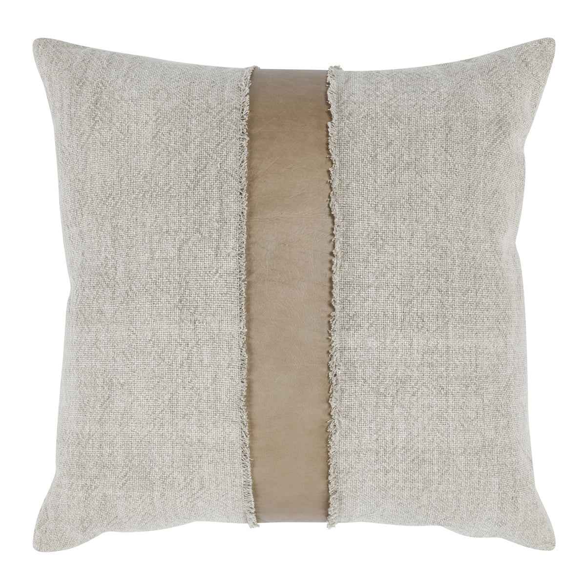 VC Steam Sandstorm Taupe/Natural 26x26 Throw Pillow (Set of 2) by Classic Home at Eve Furniture