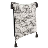 VC Stonework Charcoal 22x22 Throw Pillow (Set of 2) by Classic Home at Eve Furniture