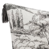 VC Stonework Charcoal 22x22 Throw Pillow (Set of 2) by Classic Home at Eve Furniture