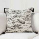 VC Stonework Charcoal 22x22 Throw Pillow (Set of 2) by Classic Home at Eve Furniture