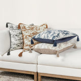 VC Stonework Clay 22x22 Throw Pillow (Set of 2) by Classic Home at Eve Furniture