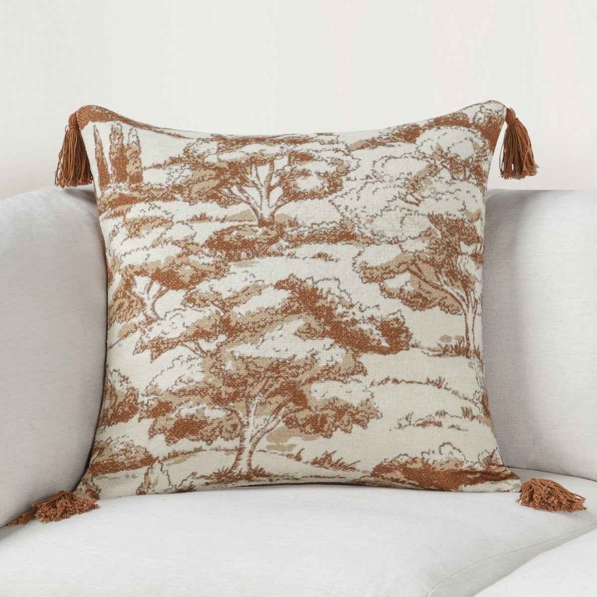 VC Stonework Clay 22x22 Throw Pillow (Set of 2) by Classic Home at Eve Furniture