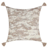 VC Stonework Natural 22x22 Throw Pillow (Set of 2) by Classic Home at Eve Furniture