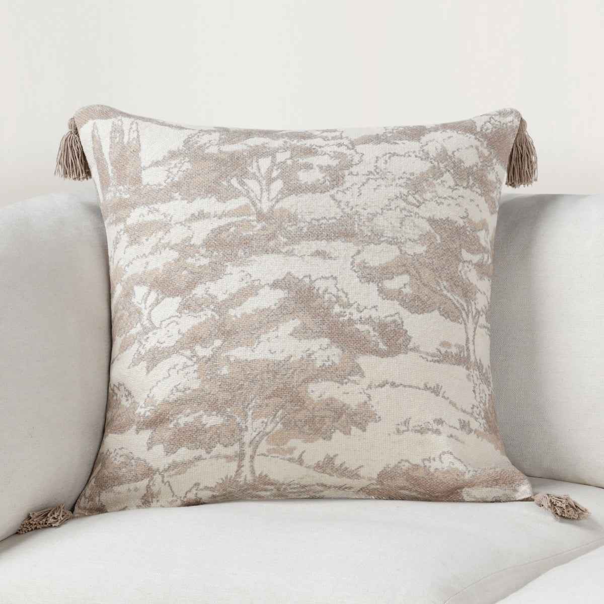 VC Stonework Natural 22x22 Throw Pillow (Set of 2) by Classic Home at Eve Furniture