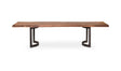 BENT DINING TABLE SMALL SMOKED