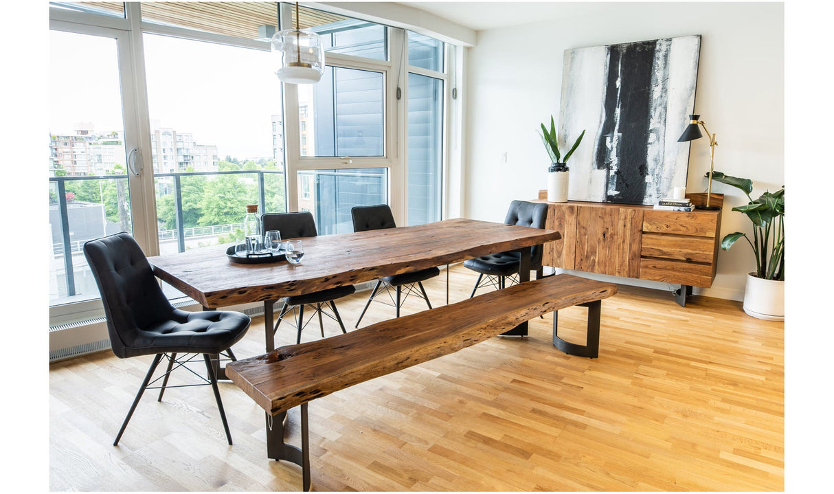 Bent Small Dining Table Brown