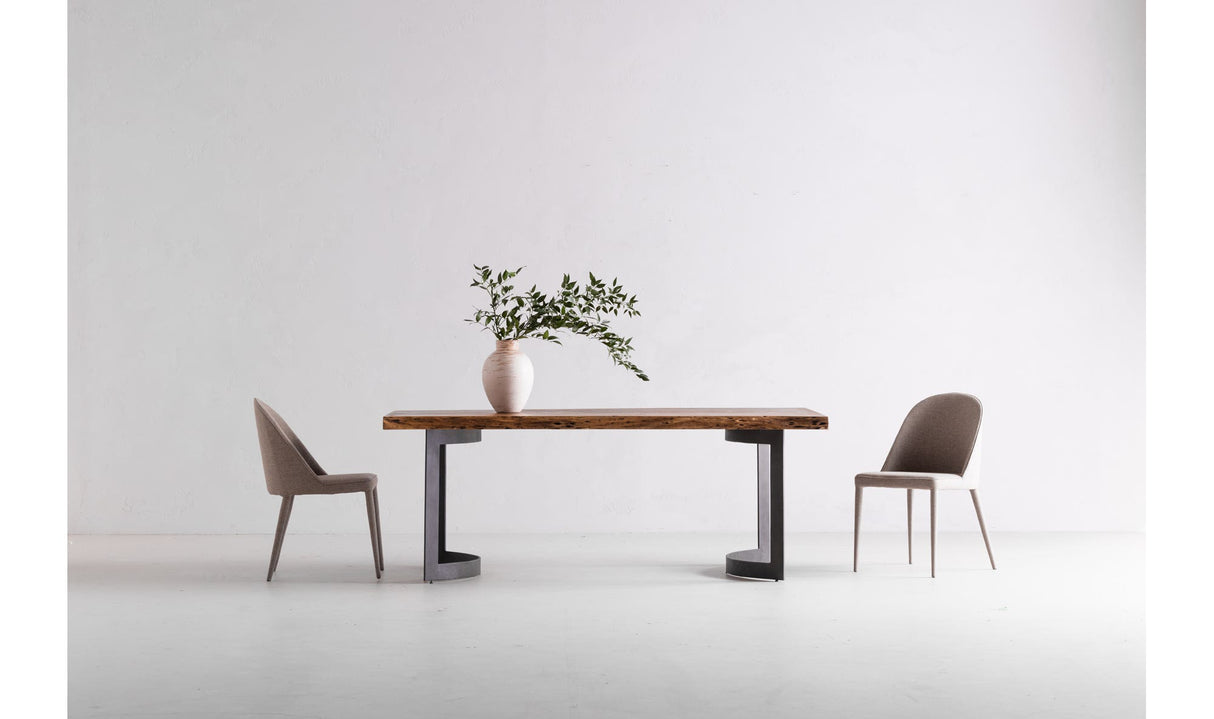 Bent Dining Table Extra Small Brown