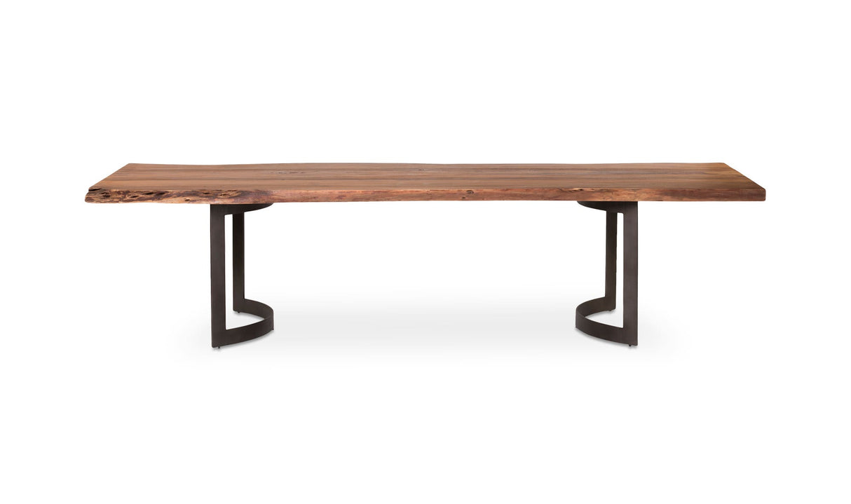 BENT DINING TABLE EXTRA SMALL SMOKED