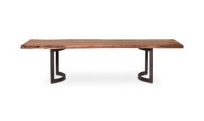 BENT DINING TABLE EXTRA SMALL SMOKED