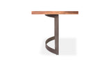 Bent Dining Table Extra Small Brown