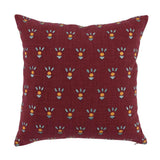 VE Monica Raspberry Red 18x18 Throw Pillow (Set of 2) by Classic Home at Eve Furniture