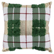 VE Plaid Green Texture Multi Multiple Sizes Throw Pillow (Set of 2) by Classic Home at Eve Furniture