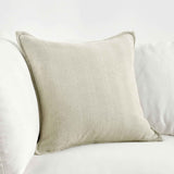 VE Rhodes Natural 18x18 Throw Pillow by Classic Home at Eve Furniture