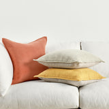VE Rhodes Natural 18x18 Throw Pillow (Set of 2) by Classic Home at Eve Furniture