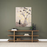 Veda Large Black Metal Geometric Vase by Mercana at Eve Furniture
