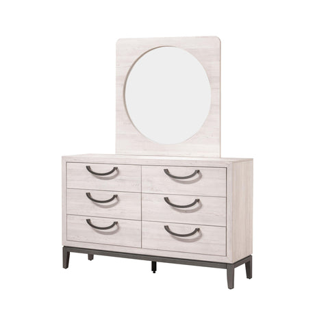Veda Chalk Dresser by Crown Mark at Eve Furniture