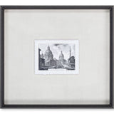 Veduta della Chiese Madonna (MC) by Piranesi a Framed Art Print Matted under Glass by Mercana at Eve Furniture