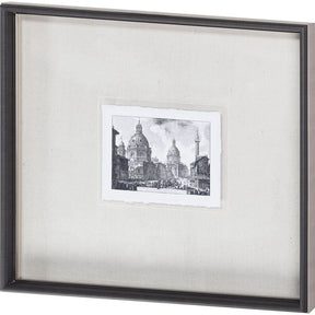 Veduta della Chiese Madonna (MC) by Piranesi a Framed Art Print Matted under Glass by Mercana at Eve Furniture
