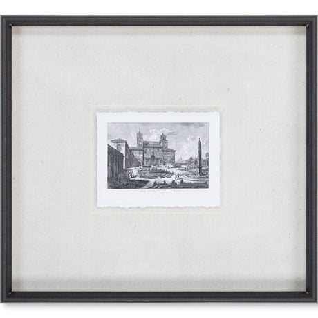 Veduta della Villa Medici (MC) by Piranesi a Framed Art Print Matted under Glass by Mercana at Eve Furniture