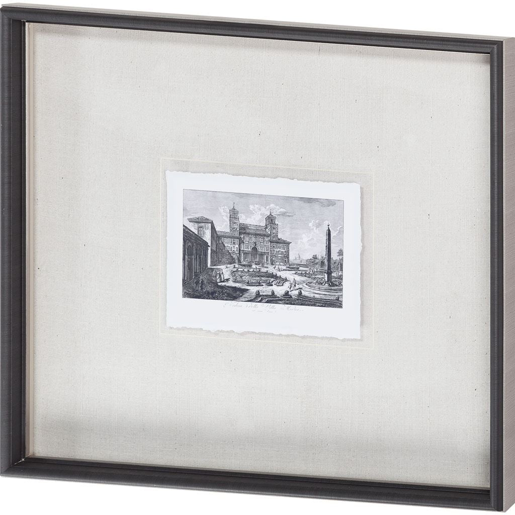 Veduta della Villa Medici (MC) by Piranesi a Framed Art Print Matted under Glass by Mercana at Eve Furniture