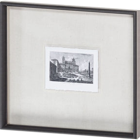 Veduta della Villa Medici (MC) by Piranesi a Framed Art Print Matted under Glass by Mercana at Eve Furniture