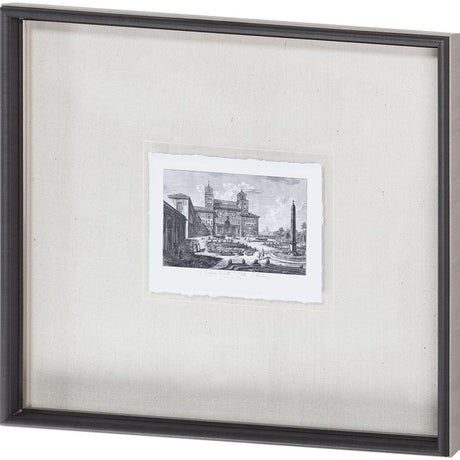 Veduta della Villa Medici (MC) by Piranesi a Framed Art Print Matted under Glass by Mercana at Eve Furniture