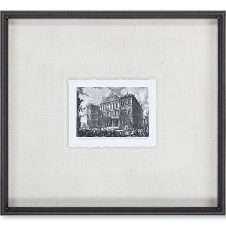 Veduta sul Monte Quirinale (MC) by Piranesi a Framed Art Print Matted under Glass by Mercana at Eve Furniture