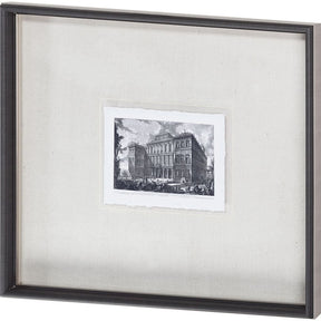 Veduta sul Monte Quirinale (MC) by Piranesi a Framed Art Print Matted under Glass by Mercana at Eve Furniture