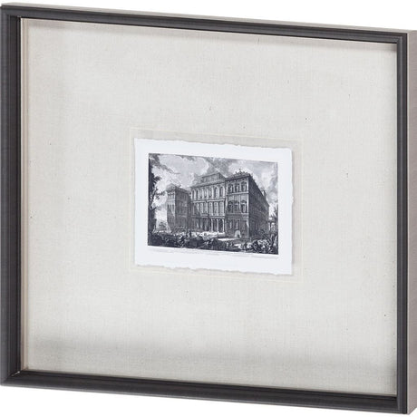 Veduta sul Monte Quirinale (MC) by Piranesi a Framed Art Print Matted under Glass by Mercana at Eve Furniture