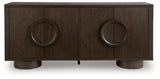 Veeda Dark Brown Accent Cabinet by ASHLEY FURNITURE at Eve Furniture