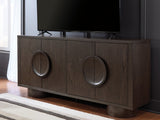 Veeda Dark Brown Accent Cabinet by ASHLEY FURNITURE at Eve Furniture