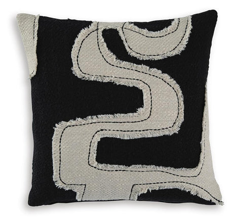Veerbank Black/Beige Pillow by Ashley at Eve Furniture